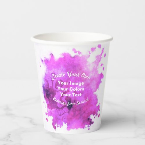 Create Your Own Custom Design Paper Cups