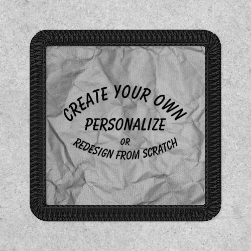 Create Your Own Custom Design Patch