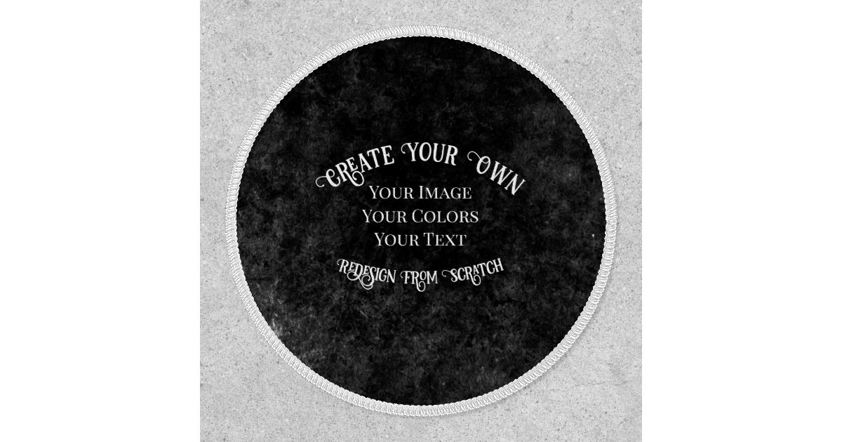 Create Your Own Custom Design Patch Zazzle