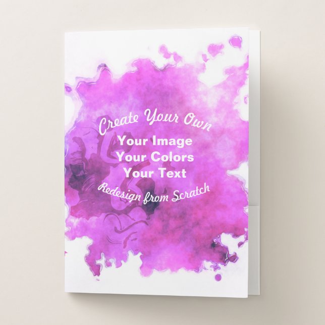 Create Your Own Custom Design Pocket Folder (Front)
