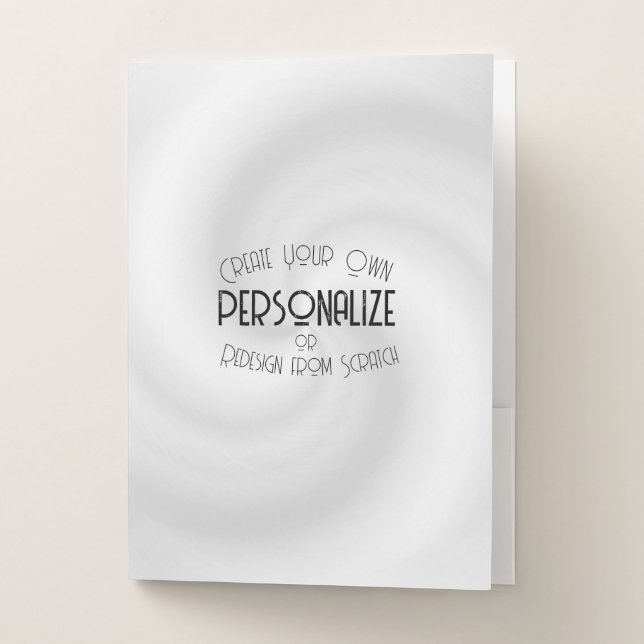 Create Your Own Custom Design Pocket Folder (Front)