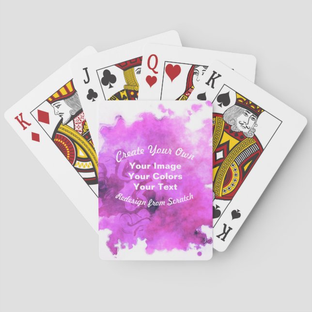 Create Your Own Custom Design Poker Cards (Back)