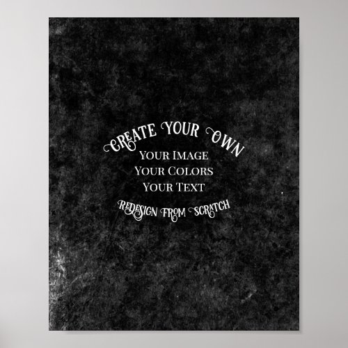 Create Your Own Custom Design Poster