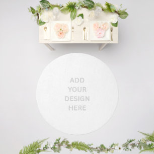 Create Your Own Custom Design Round 5' Indoor Rug