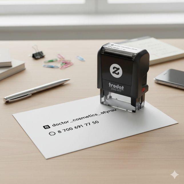 Create Your Own Custom Design self-inking stamp (Creator Uploaded)