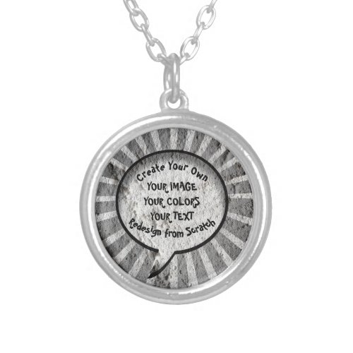 Create Your Own Custom Design Silver Plated Necklace