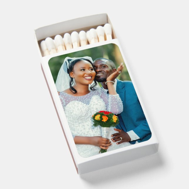 Create Your Own Custom Design Simple Photo Matchboxes (Front Open)