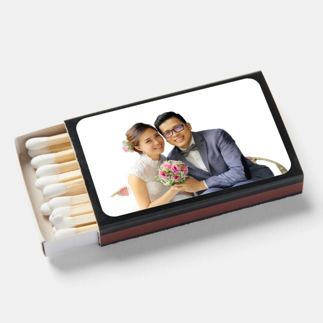 Create Your Own Custom Design Simple Photo Matchboxes (Front Open)
