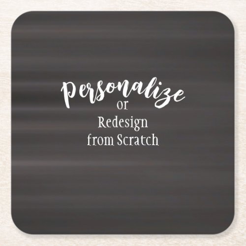 Create Your Own Custom Design Square Paper Coaster