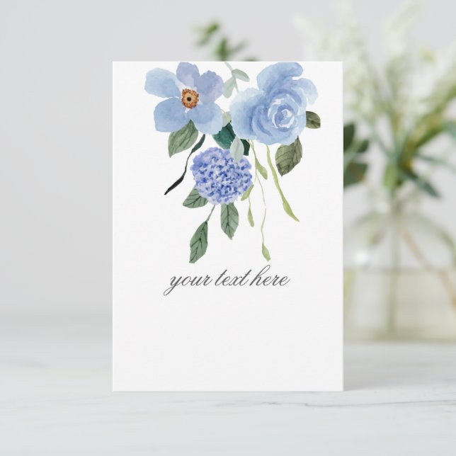  Create Your Own  Custom Design Thank You Card (Standing Front)