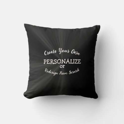 Create Your Own Custom Design Throw Pillow