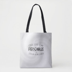 Create Your Own Custom Design Tote Bag