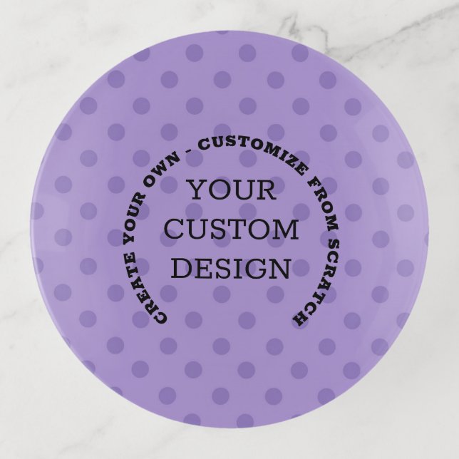 Create Your Own Custom Design Trinket Tray (Front)