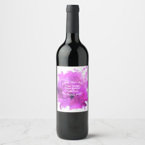 Create Your Own Custom Design Wine Label
