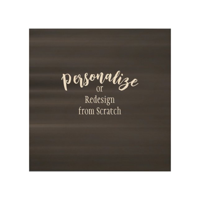 Create Your Own Custom Design Wood Wall Art (Front)