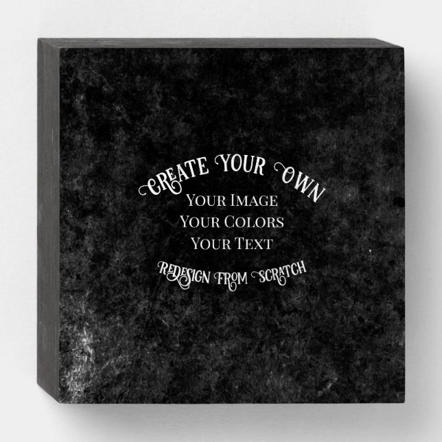 Create Your Own Custom Design Wooden Box Sign (Front Horizontal)