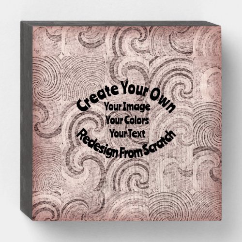 Create Your Own Custom Design Wooden Box Sign