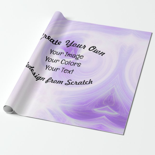 Create Your Own Custom Design Wrapping Paper (Unrolled)