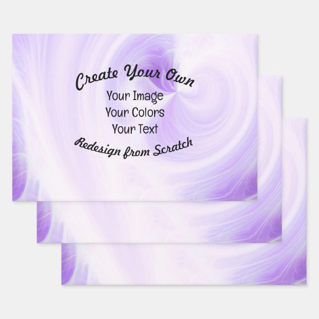 Create Your Own Custom Design Wrapping Paper Sheets (Set)
