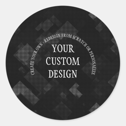 Create Your Own Custom Designed Classic Round Sticker