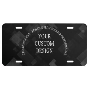 Create Your Own Custom Designed License Plate