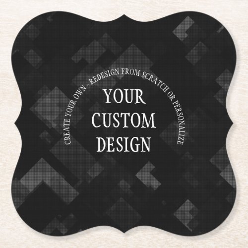 Create Your Own Custom Designed Paper Coaster