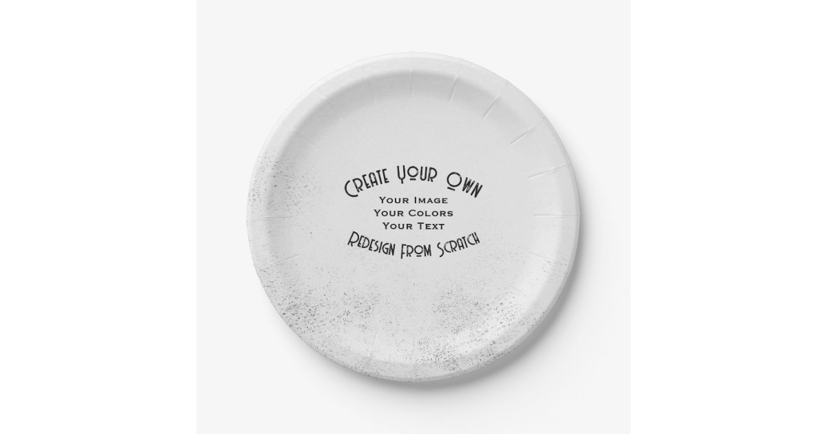 Create Your Own Custom Designed Paper Plates | Zazzle