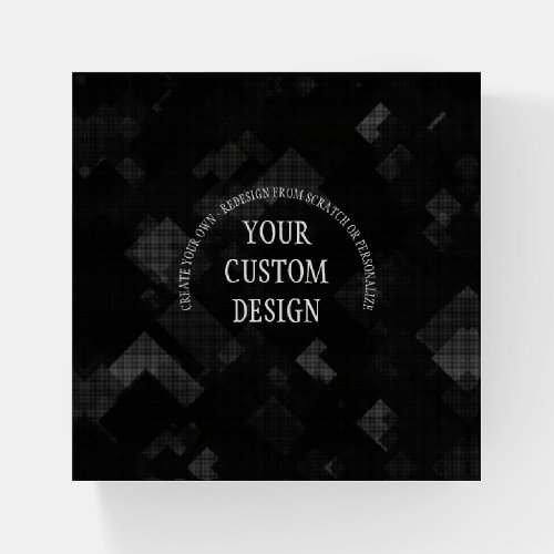 Create Your Own Custom Designed Paperweight