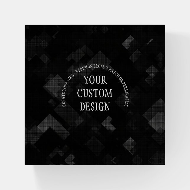 Create Your Own Custom Designed Paperweight (Front)