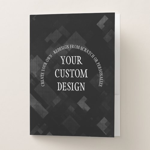 Create Your Own Custom Designed Pocket Folder