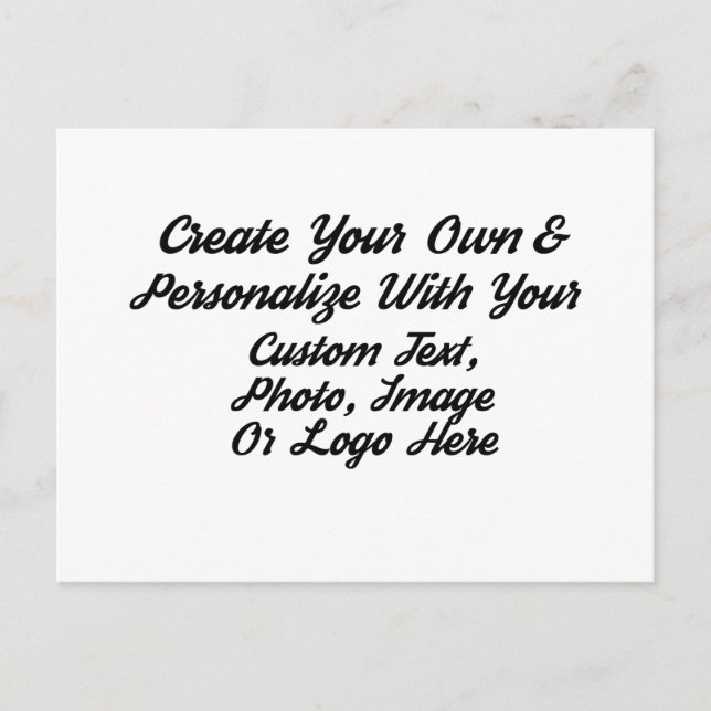 Create Your Own Custom Designed Save The Date Postcard (Front)