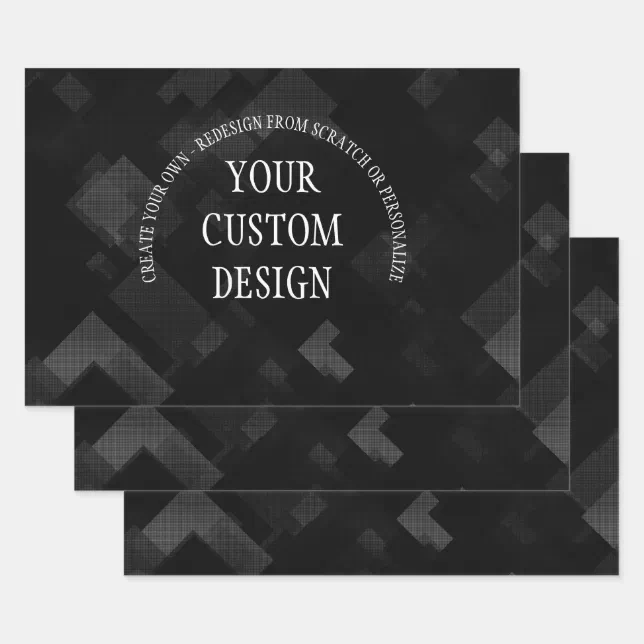 Create Your Own Custom Designed Wrapping Paper Sheets Zazzle