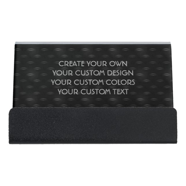 Create Your Own Custom Desk Business Card Holder (Front)