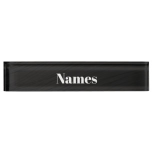 Create Your Own Custom Desk Name Plate
