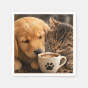 Create your own custom dog and cat napkins