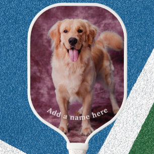 Create Your Own Custom Dog Owner Gift Pet Pickleball Paddle