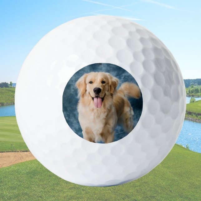 Create Your Own Custom Dog Pet Photo Golf Balls (Creator Uploaded)