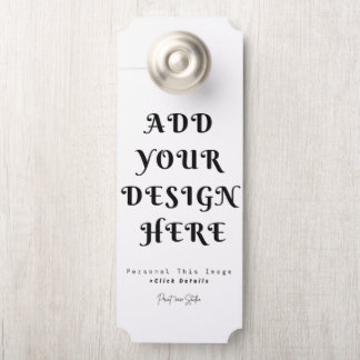 Create Your Own Custom Door Hanger
