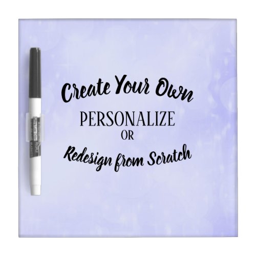 Create Your Own Custom Dry Erase Board