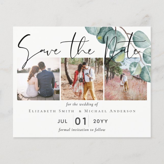 Create Your Own Custom Eucalyptus Greenery Wedding (Front)