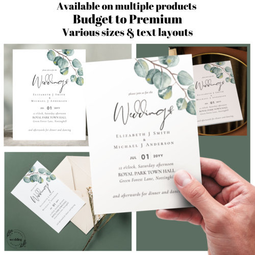 Create Your Own Custom Eucalyptus Greenery Wedding