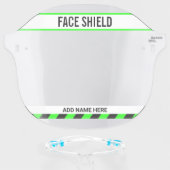 Create Your Own Custom Face Shield (Front w/Glasses)