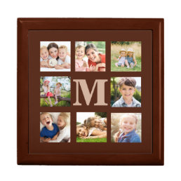 Create your Own Custom Family 8 Photo Collage Gift Box