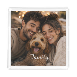 Create your own custom family acrylic tray