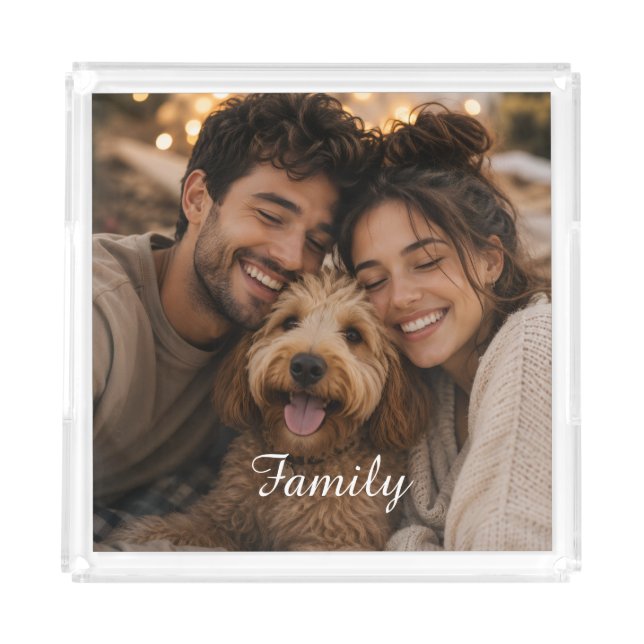 Create your own custom family acrylic tray (Front)
