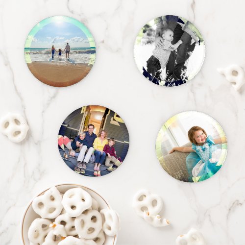 Create Your Own Custom Family Fun Photo Effects Coaster Set