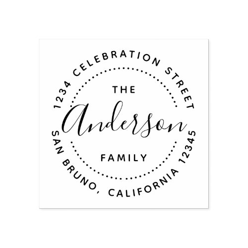 Create Your Own Custom Family Name Return Address Rubber Stamp Create Your Own Custom Family Name Return Address Rubber Stamp
