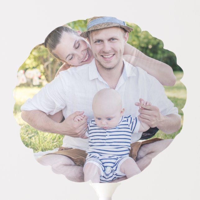 Create Your Own | Custom Family Photo Balloon (Front)
