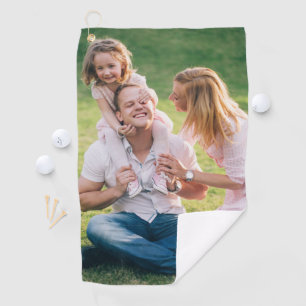 Create Your Own Custom Family Photo Golf Towel