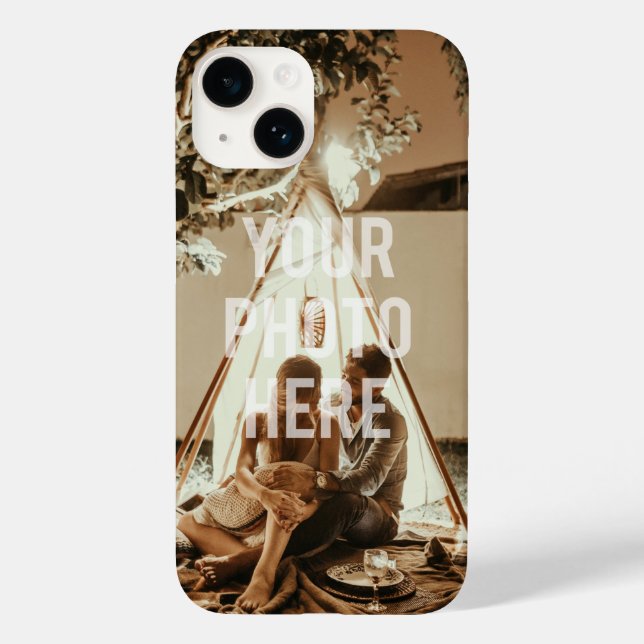 Create Your Own Custom Family Photo Keepsake Case-Mate iPhone Case (Back)